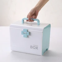 multi layer medicine storage box large capacity emergency first aid kit box with drawers plastic portable drug organizer box