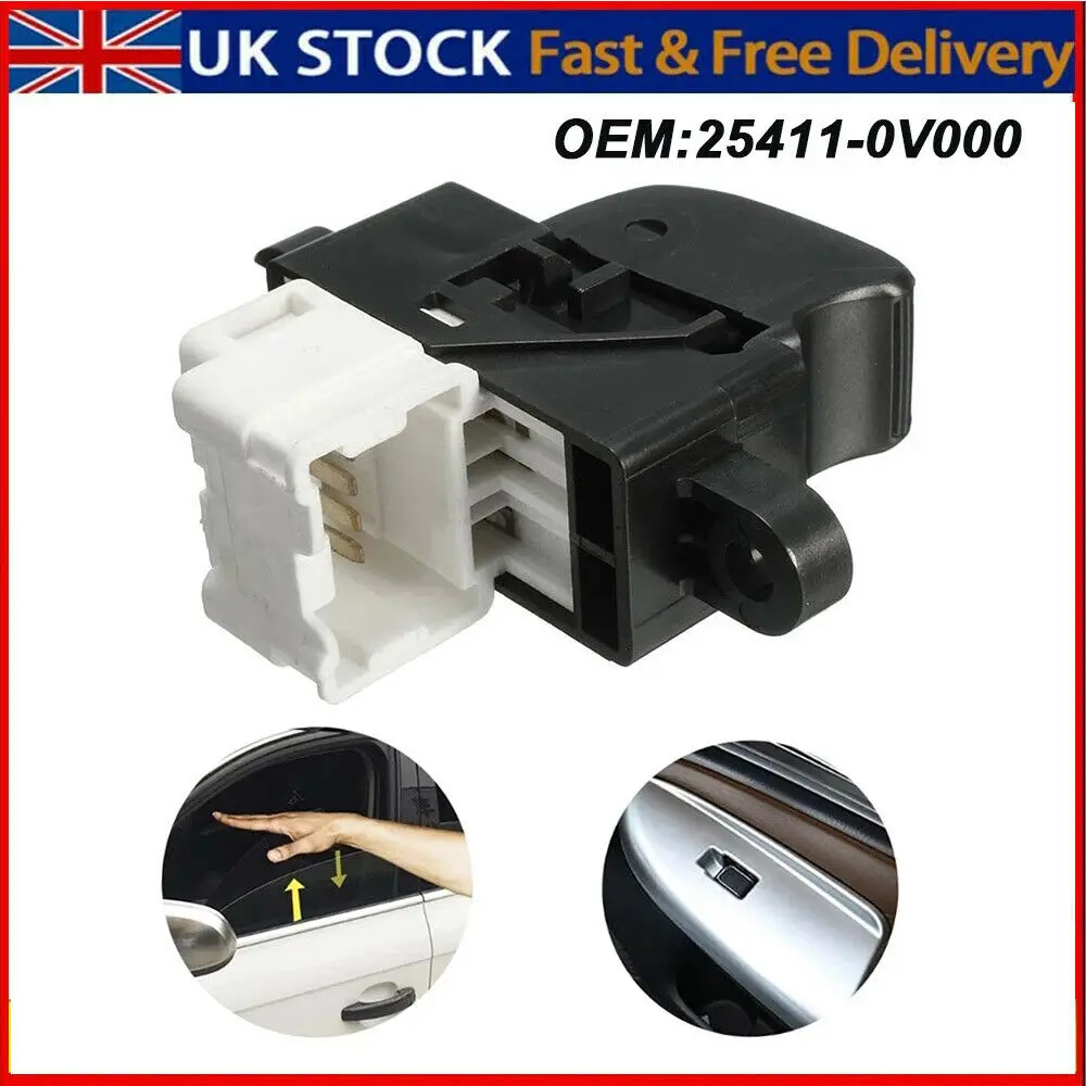 

Electric Power Window Switch Front Left For NISSAN X-TRAIL T30 25411-0V000 New Car Accessories Interior Parts Car Products