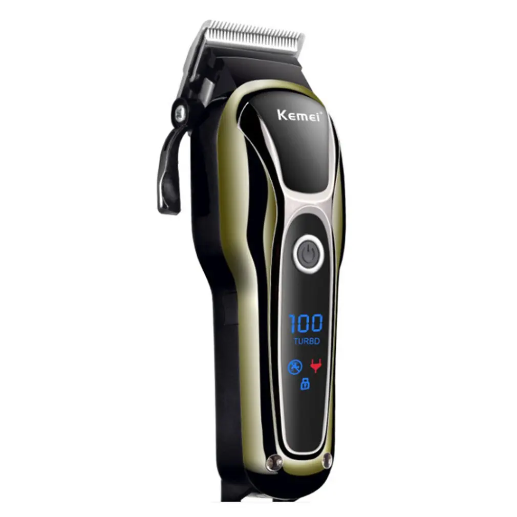 

Professional Men Electric LCD Hair Clipper Grooming Clippers Professional Trimmer Haircut Machine Barber Shaver