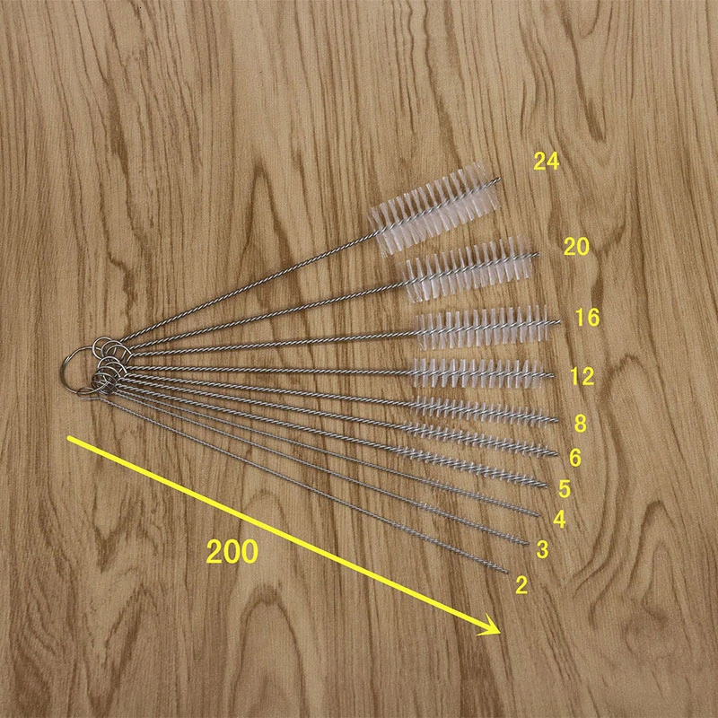 10 шт. бутылки щетки для чистки молока щетка шлангов нейлоновая мытья очиститель