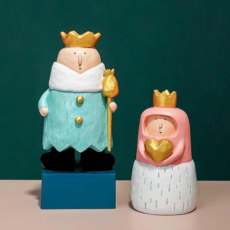 

Doll Animal Decoration Resin Ornaments Family Children's Room Decoration