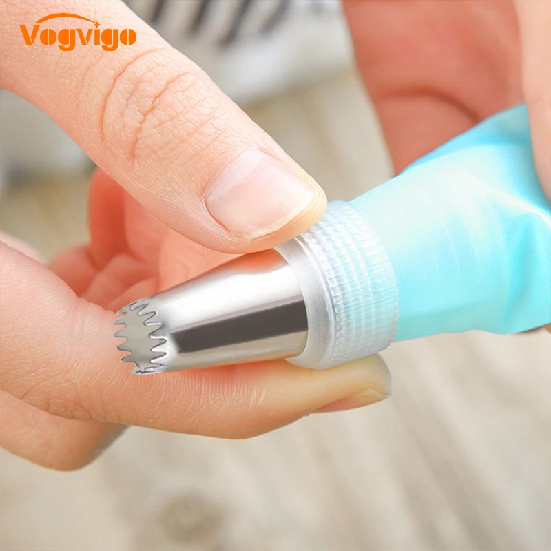 Кондитерский мешок VOGVIGO из ТПУ с 6 элементами нержавеющей стали|Принадлежности