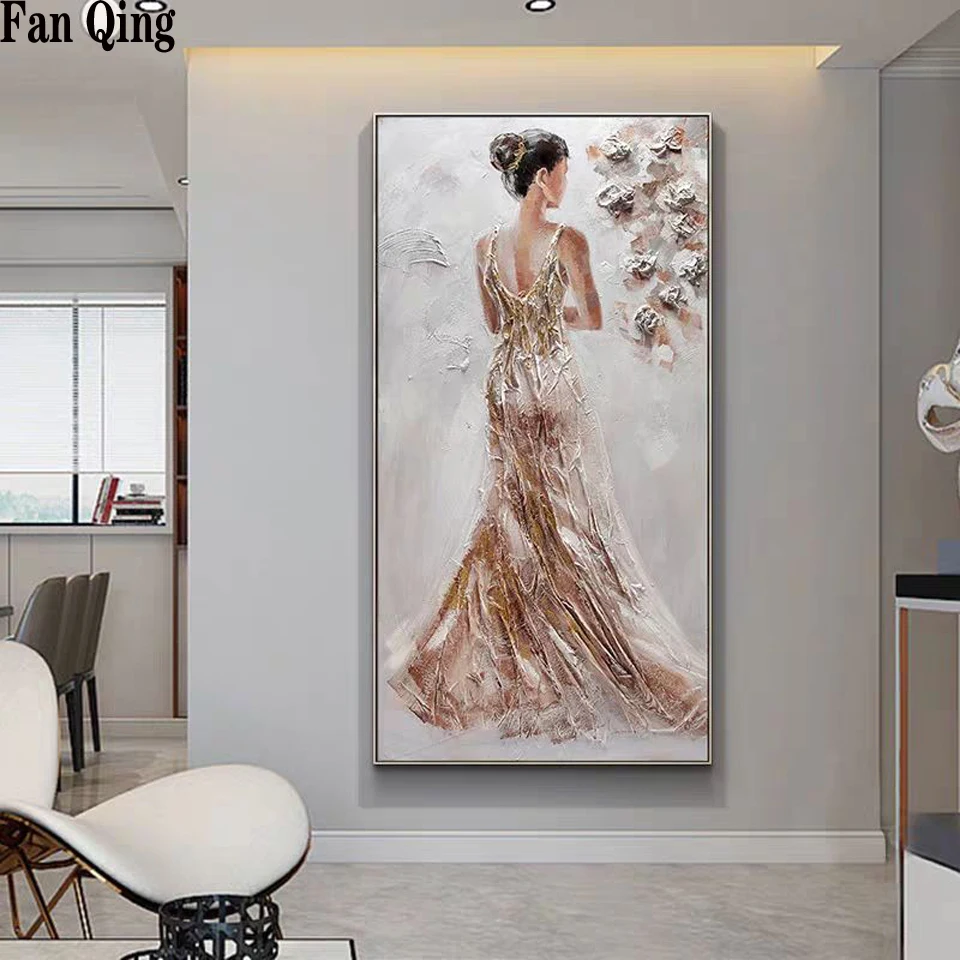 

Full Square Drill 5D DIY Diamond Painting "Wedding girl" 3D Embroidery Cross Stitch Rhinestone Mosaic Decor