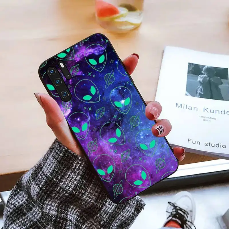 

Space star alien Phone Case For Huawei honor Mate mate P 10 9X 10i 20 30 40 y7 pro p smart 2019 lite