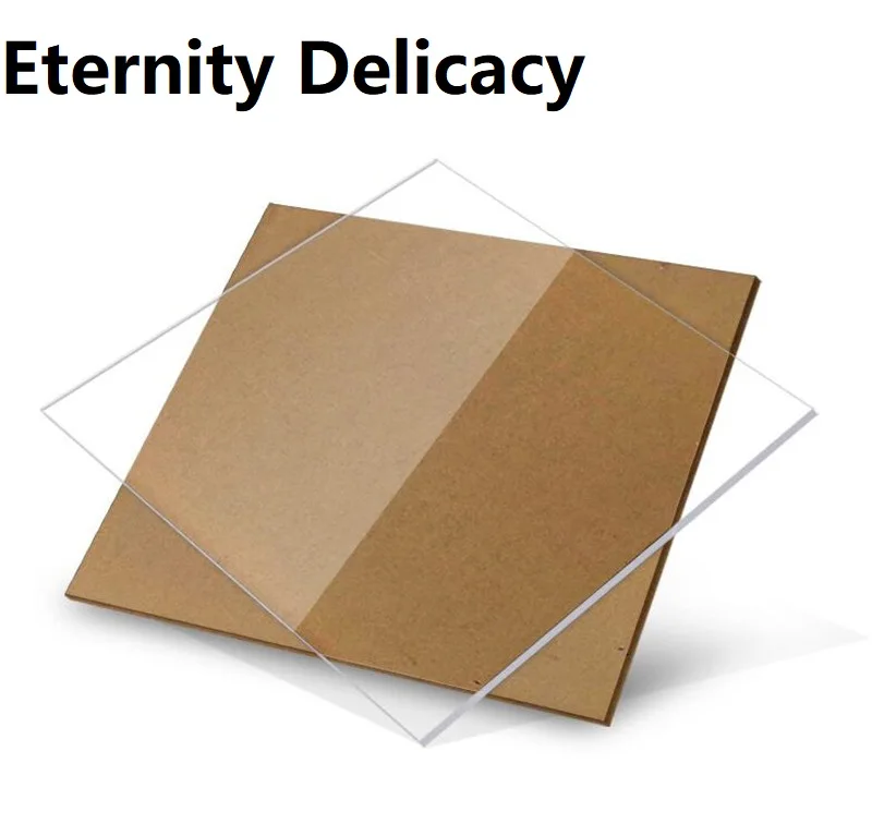 Прозрачный акриловый лист небольшого размера прозрачный плексиглас пластиковая