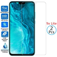 protective tempered glass for huawei honor 9x lite screen protector on honer onor 9xlite 9 x x9 light 9xlight 6 5 safety film 9h