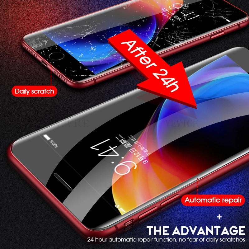 Ультратонкая Гидрогелевая пленка для IPhone X 11 pro max 2019 полная защитная 6 6s 8 7 Plus XR XS Max