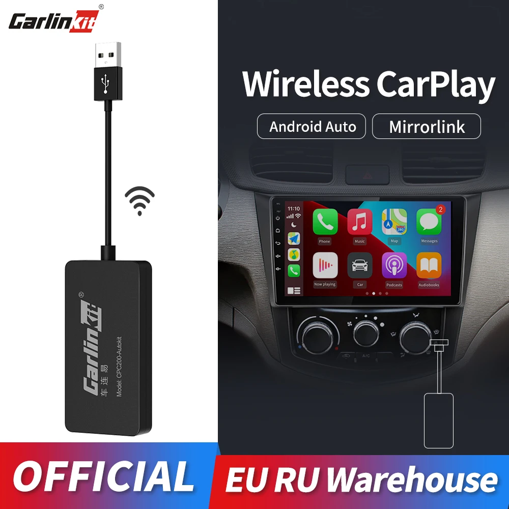 carlinkit new wireless carplay dongle usb android auto navigation player smart link accessories for refit android system car free global shipping