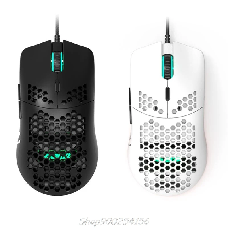 

AJ390 Light Weight Wired Mouse Hollow-Out Gaming Mouce Mice 6 DPI Adjustable for Windows 2000/XP/Vista/7/8/10 Systems Au19 20