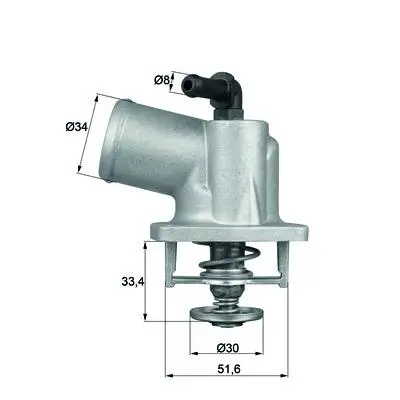 

THERMOSTAT 92 C ASTRA.G-CORS A.C 1.4-1.6 16V * Z14XE-Z16XE *