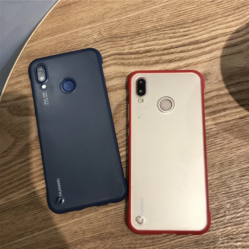 Горячий Feel бампер безрамный чехол для XiaoMi 9 SE 8 Lite A3 A2 TPU + PC матовый RedMi K20 Pro 7A 6A 5A Note 6