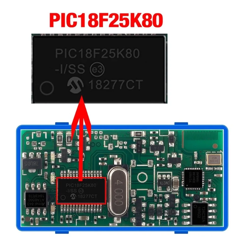 PIC18F25K80 ELM327 Bluetooth V1.5 мини ELM327 OBD2 сканер ELM327 V1.5 OBD2 bluetooth-адаптер OBD2 ELM327 V1.5 для Android/ПК