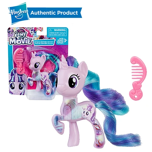 STARLIGHT GLIMMER FurReal Friends, My Little Pony с рисунком из мультфильма «Мой Маленький Пони» друзей 3-дюймовая пленка маленькие пони всех цветов радуги; платье Lunamoon редкость Сумерки ПВХ экшн статуэтки коллекционные куклы - Цвет: STARLIGHT GLIMMER