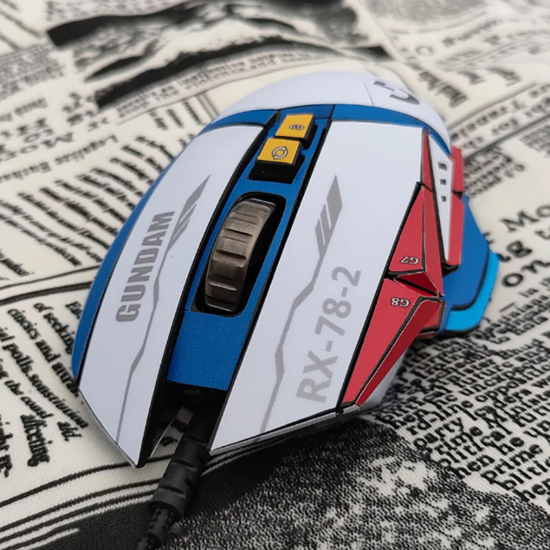 Матовые наклейки сделай сам для мыши Защитная пленка роликов устойчивая к