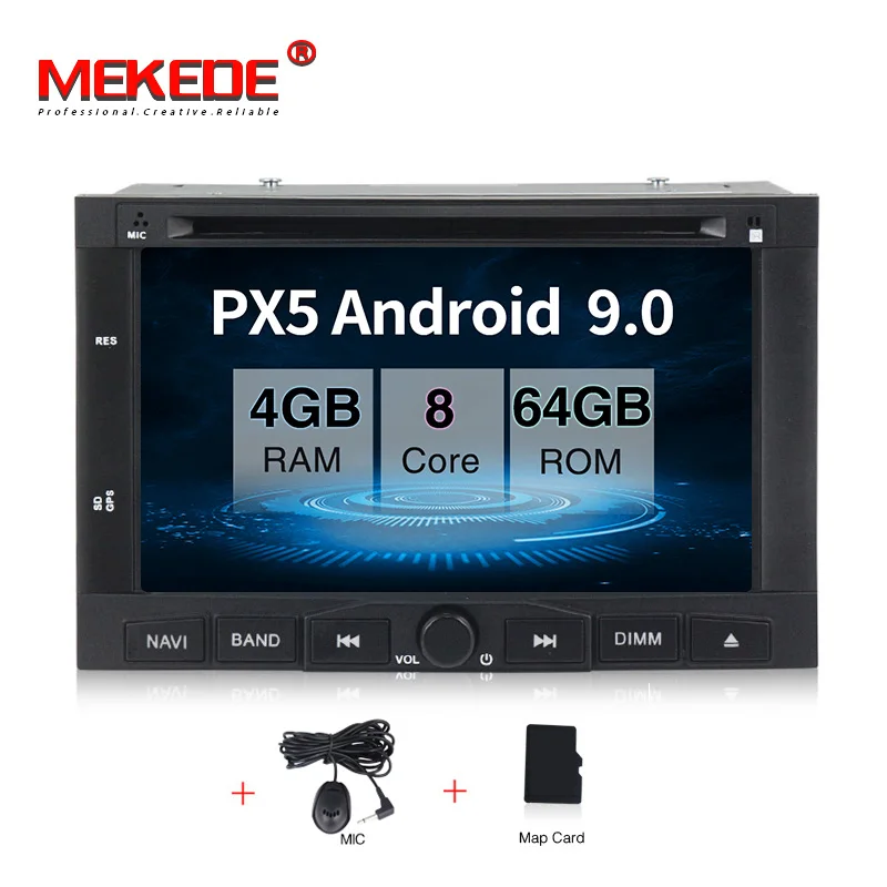PX5 model MEKEDE PX5 4+ 64G android 9,0 Автомобильная dvd-навигационная система плеер для peugeot 3005 3008 5008 автомобильный радиоприемник Мультимедиа Стерео 8 ядер - Цвет: PX5 model