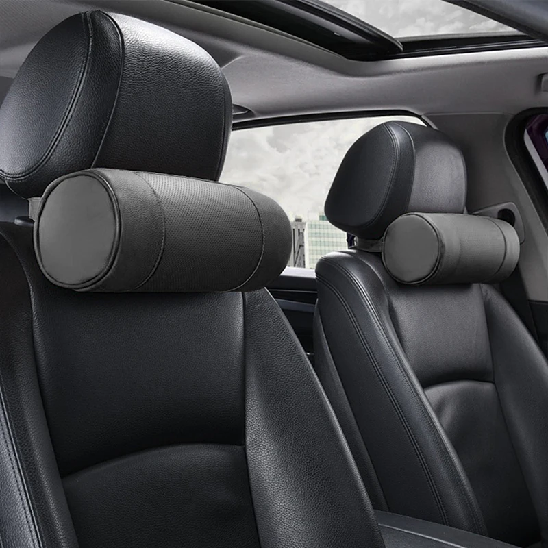 1 пара автомобильная кожаная подушка для подголовника | Автомобили и мотоциклы