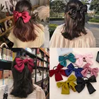 FNIO модный большой бант; Детские носки; Красивые красные заколка для волос Розовый заколки для волос для женщин в Корейском стиле для девочек бант заколка для волос аксессуары для волос