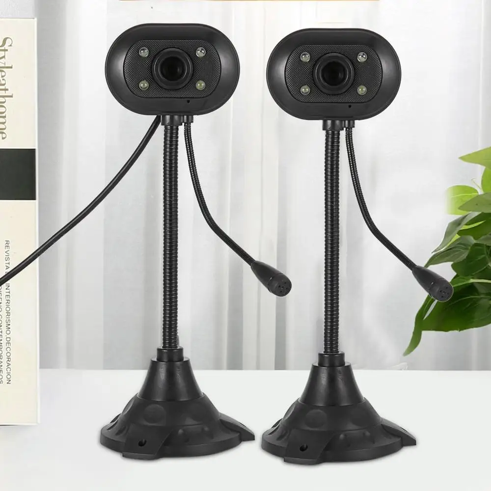 Компьютерная камера сенсор видео запись веб-камера с микрофоном ночной для