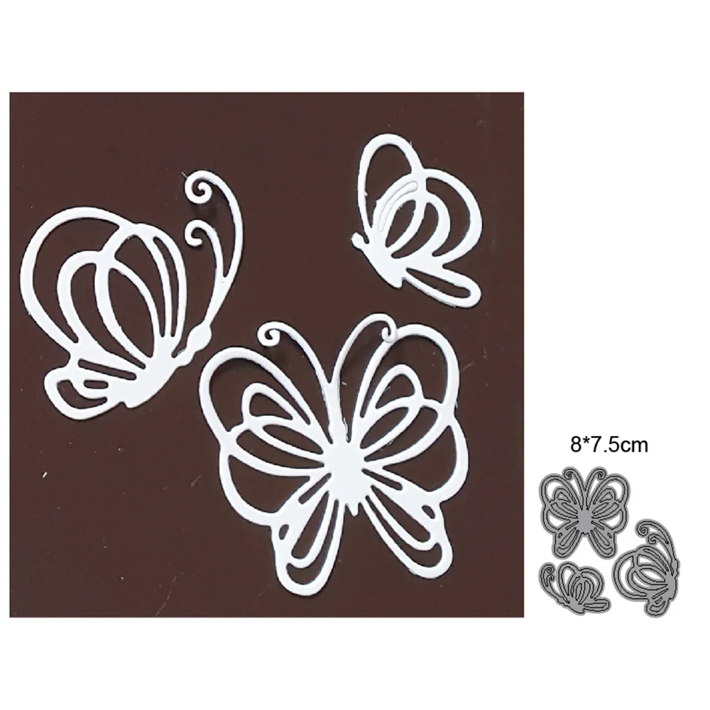 

Butterfly Metal Cutting Dies Stencils dies for DIY Scrapbooking Paper Craft Decoration Embossing Die Cuts Craft Dies 2021 NEW