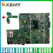 Akemy New!  For Asus X541UA X541UAK X541UVK X541UJ X541UV X541U F541U R541U motherboard laptop motherboard W/ 8GB RAM I7-6500U