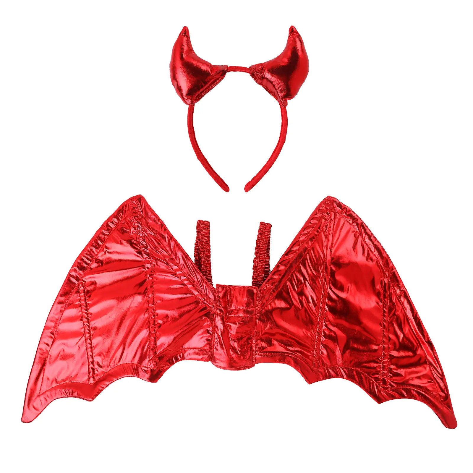 2021 костюмы для косплея взрослых однотонные черные крылья дракона/красного