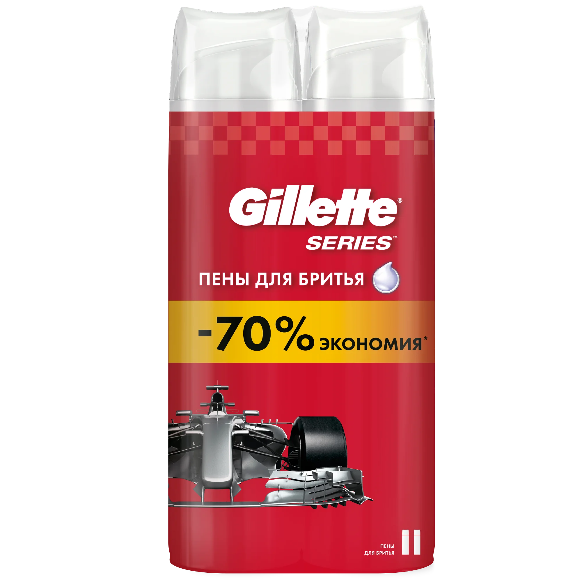 Набор из 2 пен для бритья Gillette Series 250 мл.|Крем бритья| |