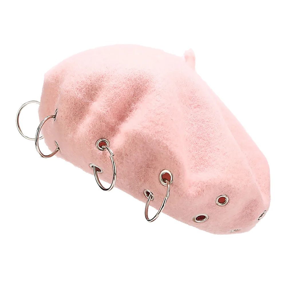 Зимняя шапка 2020 хит продаж милая хлопковая модная женская однотонная железная с