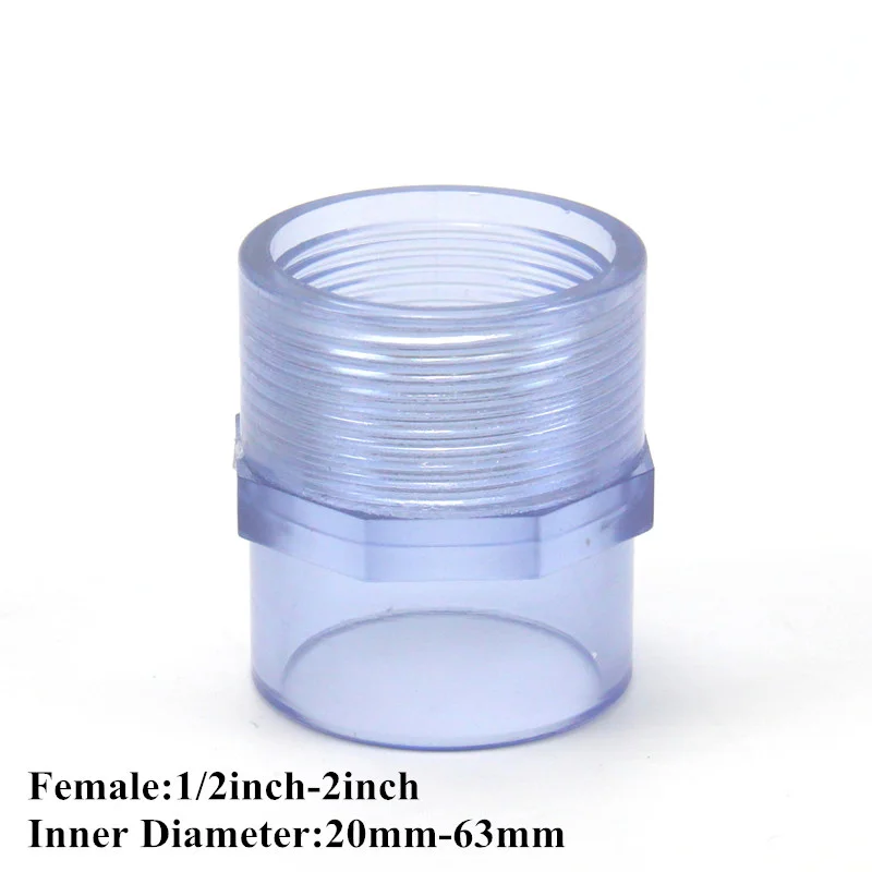 ПВХ прозрачная внешняя проволока непосредственно из НПВХ труба Наружный