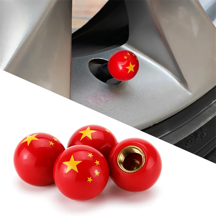 4 шт./компл. медь авто мото велосипед автомобильная шина колпачки для клапанов