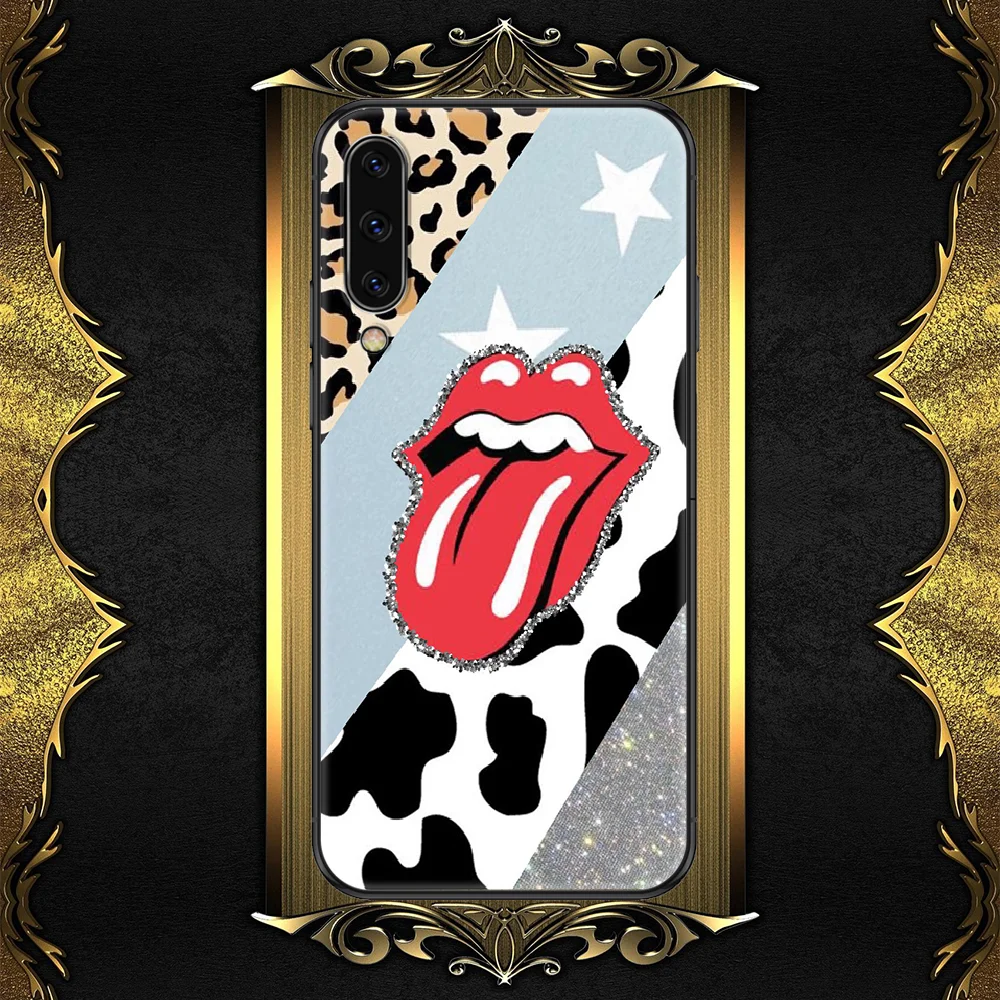 

The Band Rolling-compatible-Stone Phone case For Samsung Galaxy A 3 5 7 8 10 20 21 30 40 50 51 70 71 E S 2016 2018 4G black