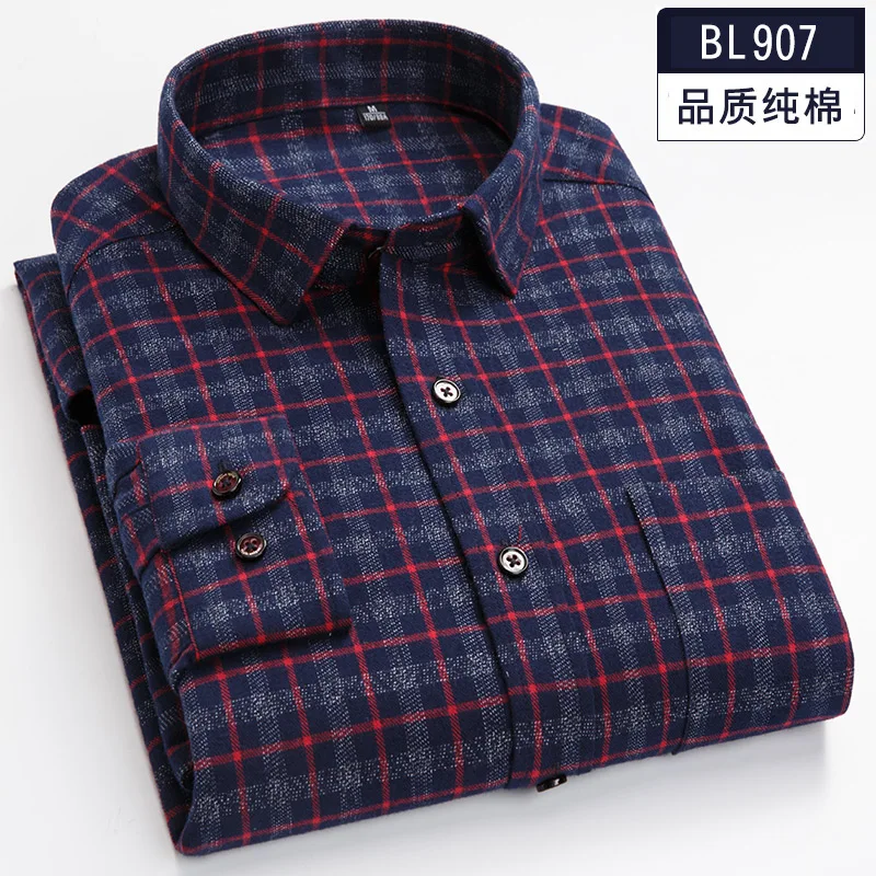 Мужская Фланелевая рубашка с длинным рукавом размера плюс 5XL 6XL 7XL 8XL, хлопок, высокое качество