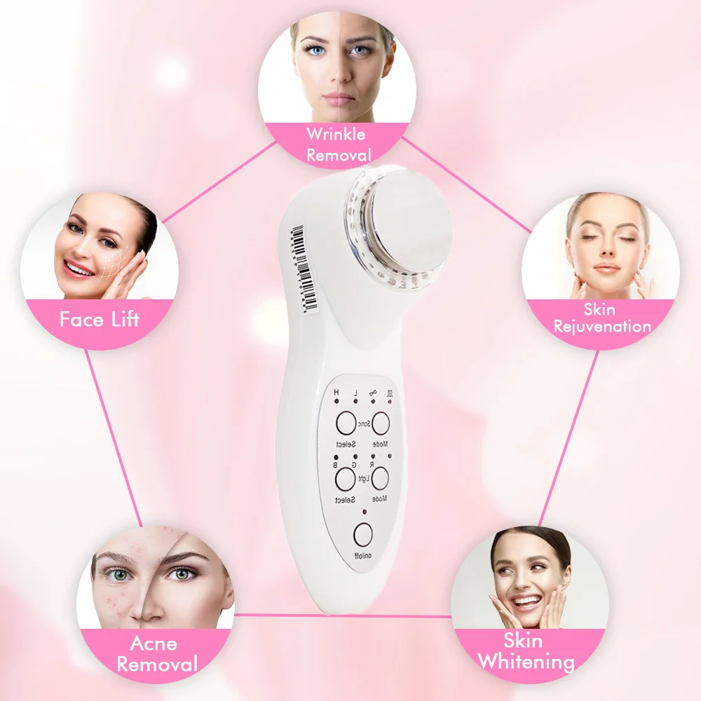 Аппарат для мезотерапии лица 7 в 1 радиочастотный светодиодный фотонный аппарат