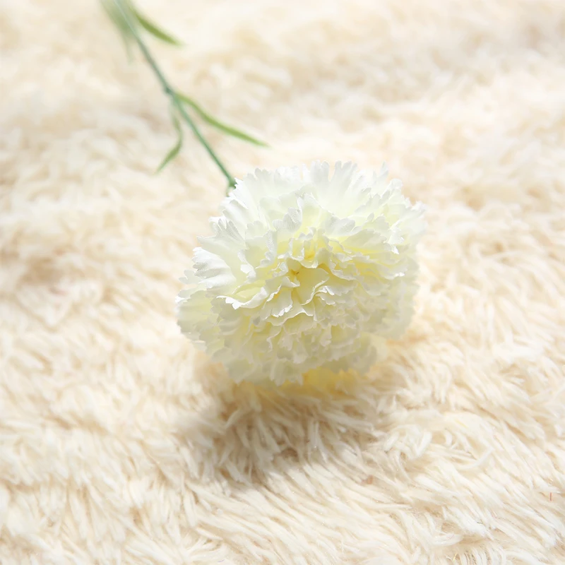 

Single Carnation Artificial Plant Artificial Flower Mother's Day Holiday Party Prom WeddingDecoration Home Garden Desktop Bonsai