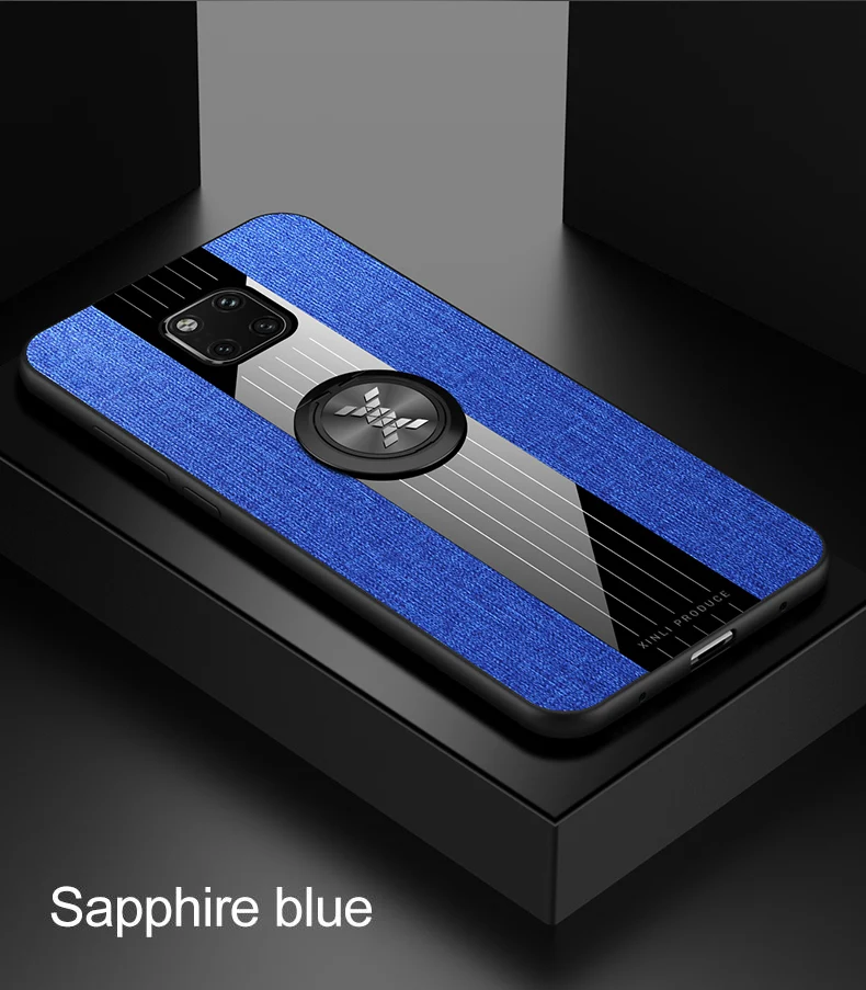 Мягкий Силиконовый противоударный бампер huawei mate 20 Pro Чехол магнитный автомобильный держатель кольцо задняя крышка для huawei mate 20X чехол для телефона чехол s