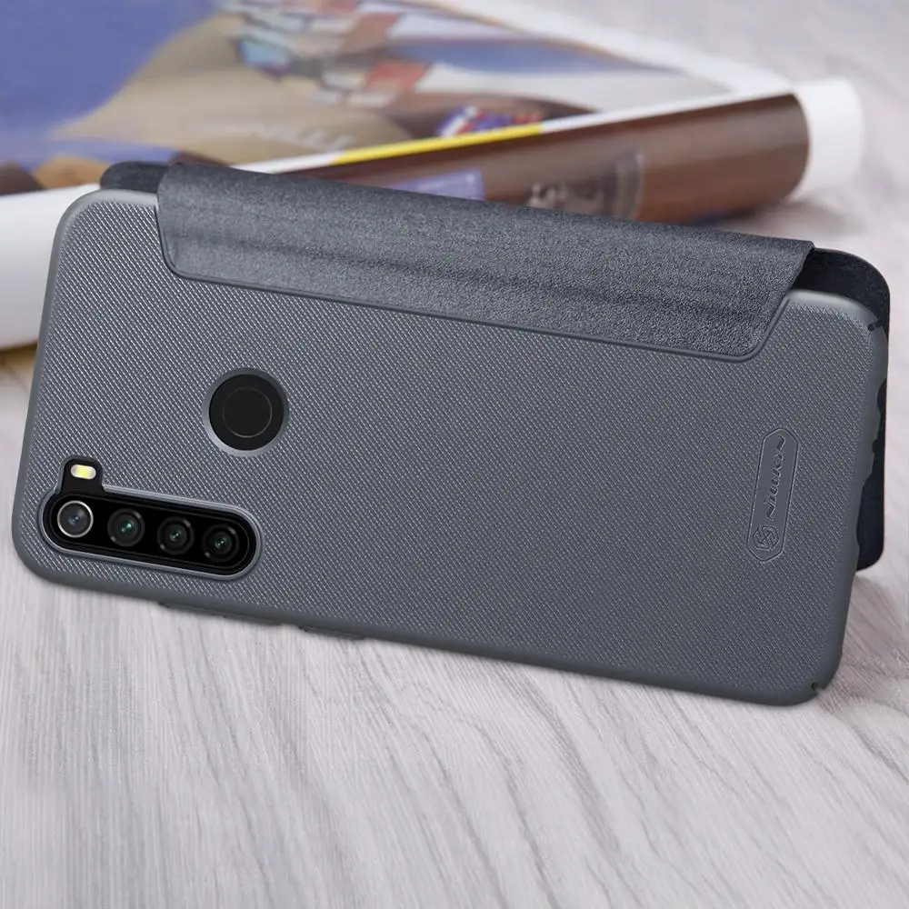 Для Xiaomi Redmi Note 8 чехол NILLKIN Sparkle роскошный Флип кожаный задняя крышка для Nilkin