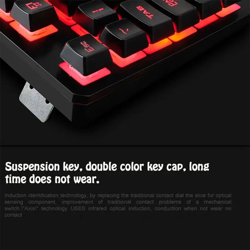 

4Pcs/Set K59 Mechanical Wired USB Keyboard Illuminated Gaming Mice Mouse Pad Mat Headphone Desktop Backlight Headset Kit