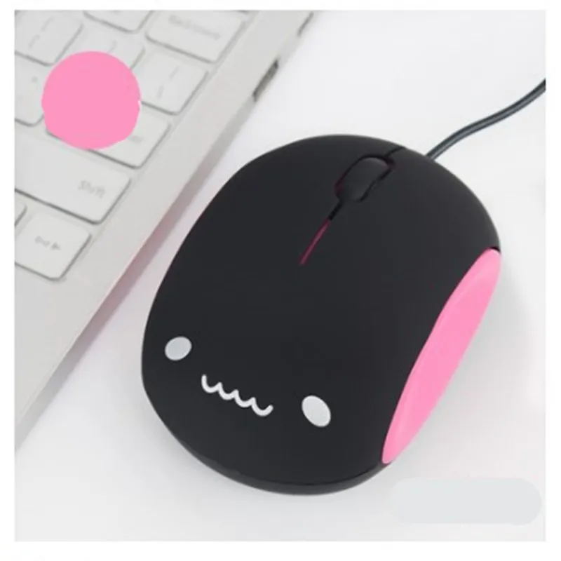 mini Computer Mouse Small Cute for Girls Cartoon USB Creative Wired Laptop Silent Mac Notebook 1200dpi | Компьютеры и офис