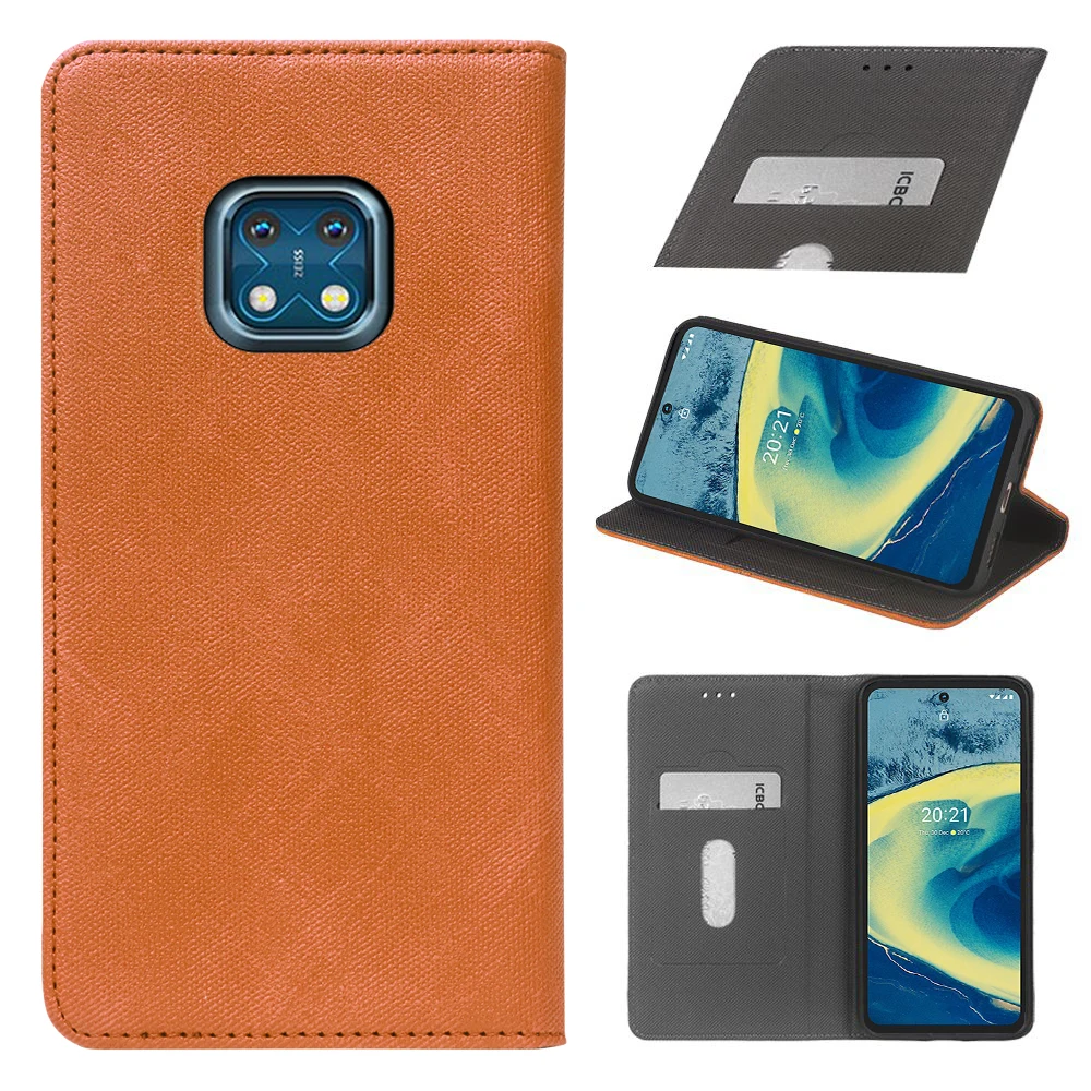 

Чехол-книжка для Nokia XR20, кожаный, в стиле ретро