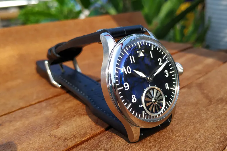 44 мм без логотипа азиатские 6498 17 драгоценностей механические ручное движение