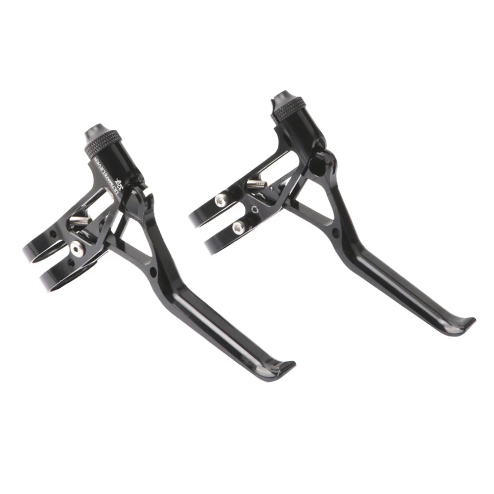 

1 Pair Bicycle V Brake Lever Lightweight Aluminum Alloy Biking PortableDustproof Cycling Part for MTB Folding Bike
