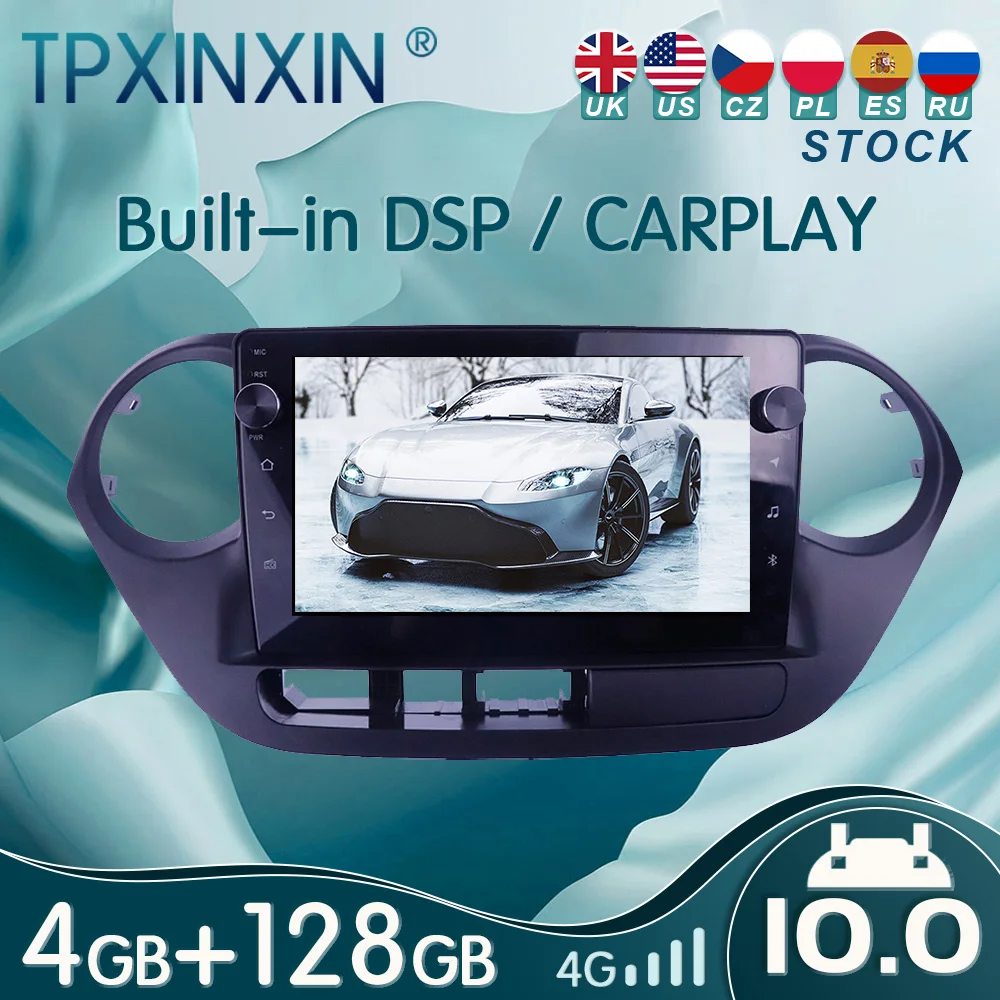 

10.0 PX6 For Hyundai I10 2013 - 2016 Android Car Stereo Car Radio with Screen Radio Player Car GPS Navigation Head Unit