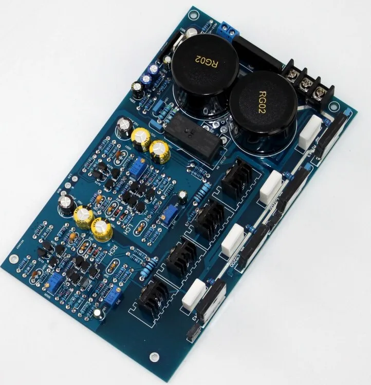 

YWJJX 176MM * 108MM 1A 100W * 2 4-8 Ohm Power Amplifier Board M7-power Amplifier Board (refer To Swiss Gavin Circuit)