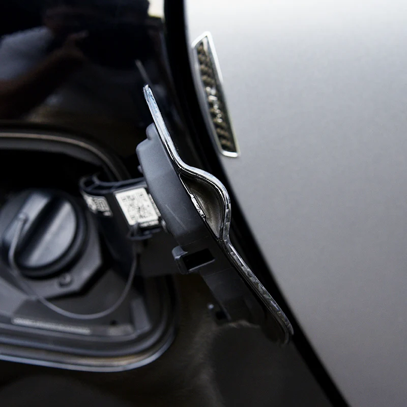 Автомобильная крышка для топливного бака чехол из углеродного волокна защитный