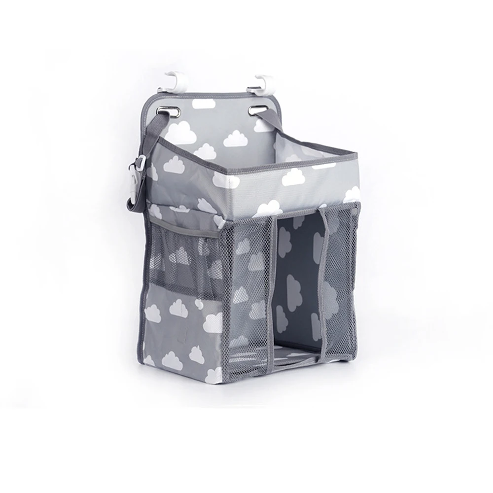 

Baby Crib Hanging Storage Bag Diaper Nappy Organizer Cot Bed Organizer Bag Infant Essentials Diaper Baby Kids Crib Bedding