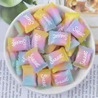 6 шт. Радужный сладкий слайм из сахара, подвески из смолы, пластилин, бриллианты, принадлежности для глины, глины, пены, слайма, поделки своими руками