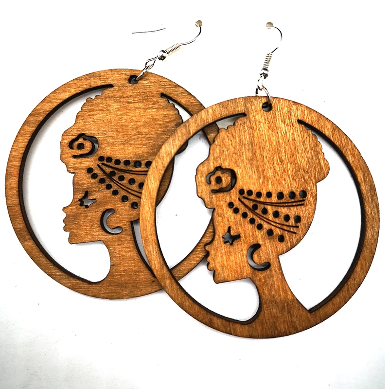 2020 черные деревянные серьги для девочек|Серьги-подвески| |