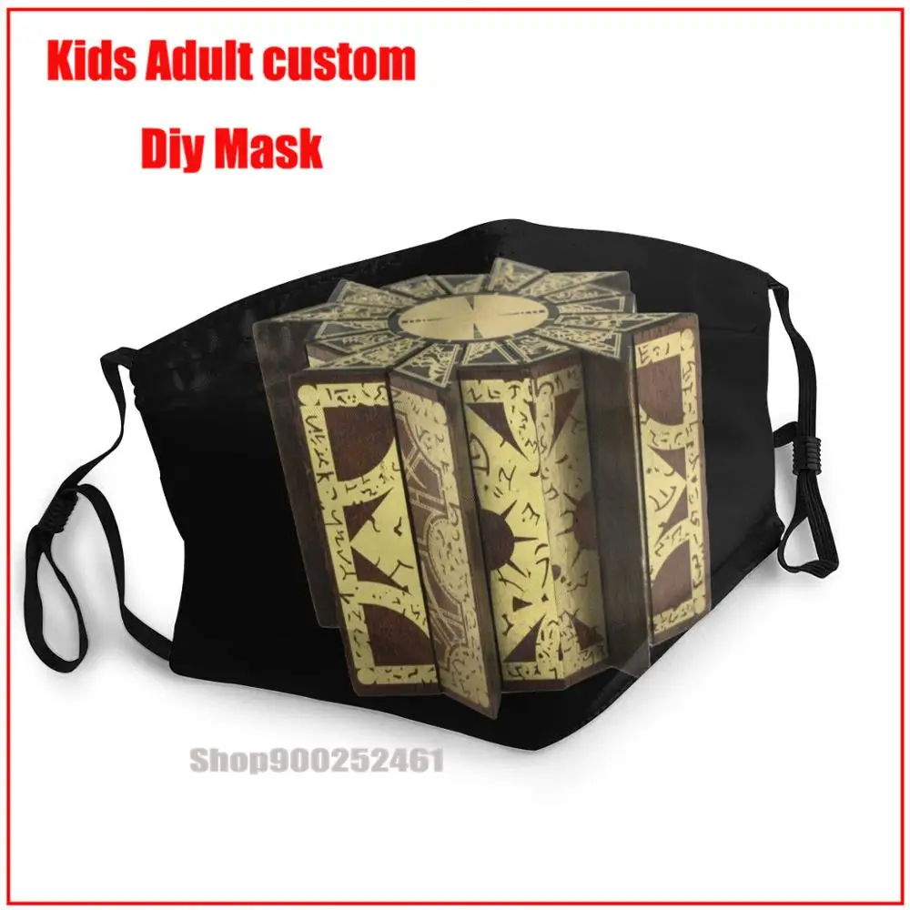 

Hellraiser Puzzlebox DIY mascarilla harry mask reusable face mask kids mask pm2.5 funny pattem print grimace ghost