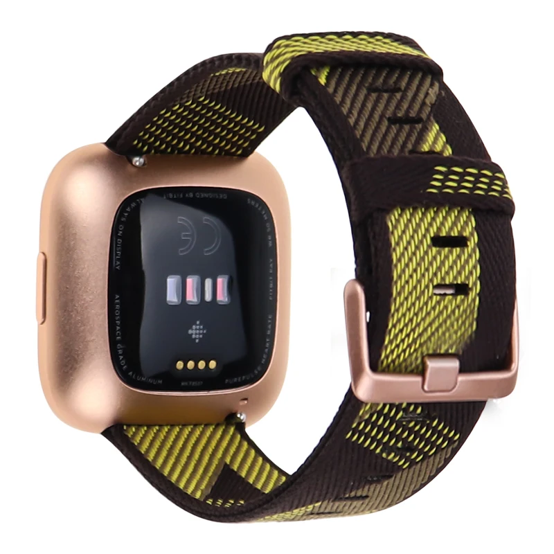 Холщовый ремешок совместимый с Fitbit Versa/Versa 2/Fitbit Versa Lite Классический холщовый и