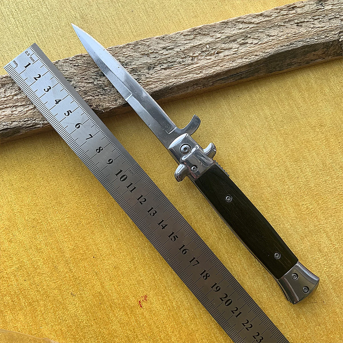 Итальянский складной нож 11 дюймов Крестный отец лезвие 440с акриловая ручка