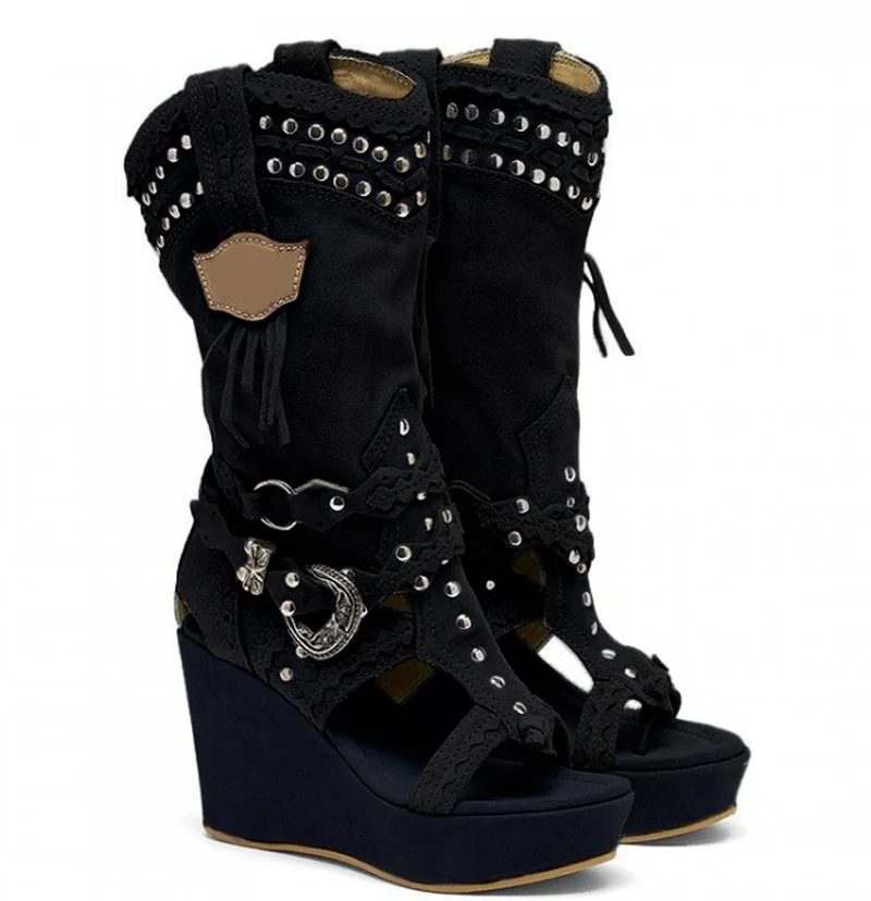 

Лидер продаж, женские ботильоны, Винтажные ботинки из искусственной кожи, обувь, женские сандалии с вырезами, женские ботильоны на высоком к...